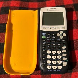 TI-84 Plus Texas Instruments calculator. Good condition almost new!